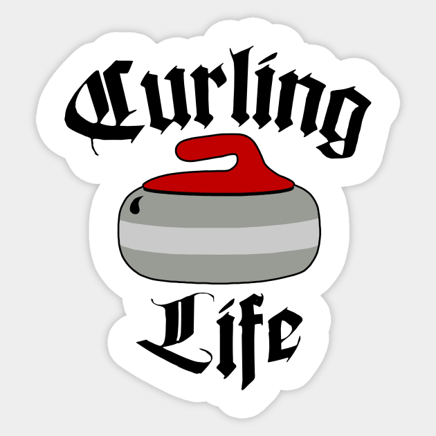 Curling Life! Sticker by SaintEuphoria